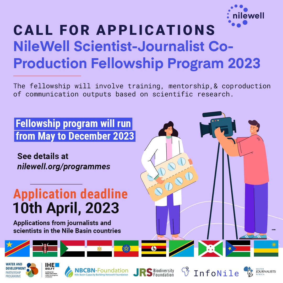 NileWell Scientist-Journalist Co-Production Fellowship Program 2023