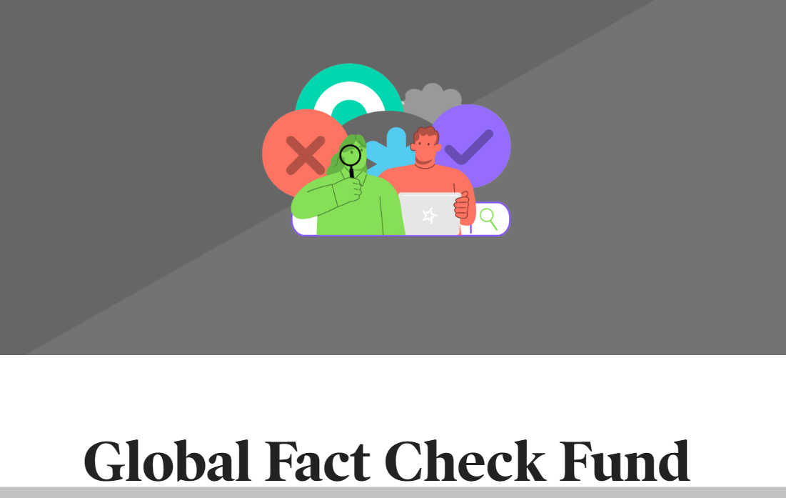Grants available for fact-checking programs [Worldwide]