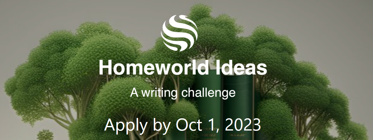 Announcing Homeworld Ideas: A Writing Challenge